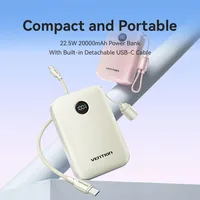 Powerbank Vention 20000mAh 2xUSB-C 1xUSB-A 22,5W BL