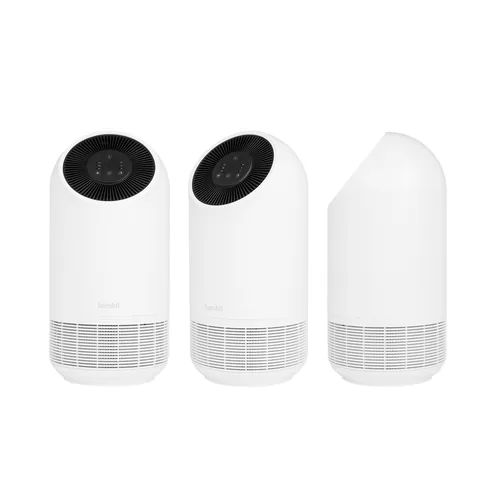 hombli Luftreiniger Smart Air Purifier 25 m² - Typ: Luftreiniger - Geräuschentwicklung in Betrieb: 30 dBA - Filtertyp: Aktivkohlefilter - HEPA-Filter - Vorfilter - Duftstoffbehälter: Nein - Display vorhanden: Nein - Hygrostat: Nein