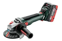 Metabo Winkelschleifer WB18 lTBL11-125 Quick, Ø 125 mm, 18 V, Kit - Scheibendurchmesser: 125 mm - Drehzahlregulierung: Nein - Ausstattung: Mit Akku & Ladegerät - Leerlaufdrehzahl: 10000 rpm - Betriebsart: Akkubetrieb - Produktkategorie: Winkelschleifer