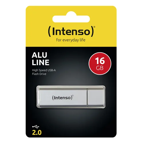 INTENSO USB-Stick Alu Line 16GB 3521472 USB 2.0 silver