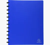 Exacompta Sichtbuch A4 Blau - Typ: Sichtbuch - Ausstattung: Herausnehmbare Hüllen - Detailfarbe: Blau - Material: Polypropylen (PP)