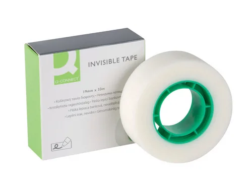 CONNECT Klebeband 19 mm x 33 m, Weiss, 1 Rolle - Breite: 19 mm - Länge: 33 m - Verpackungseinheit: 1 Stück - Detailfarbe: Weiss - Klebehaftung: Permanent - Art: Klebeband beschriftbar