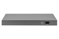 Digitus DN-95343 commutateur réseau Non-géré Fast Ethernet (10/100) Connexion Ethernet, supportant l'alimentation via ce port (PoE) 1U Noir, Argent