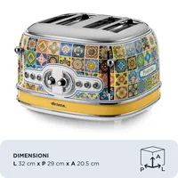 Ariete 0156/0P 6 4 part(s) 1630 W Bleu, Jaune