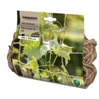 Windhager Rankhilfe Jute, 180 x 250 cm - Zubehörtyp: Rankhilfe - Detailfarbe: Beige