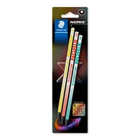 STAEDTLER Bleistift NORIX HB 181-HBBK3 Upcycling 3 Stück