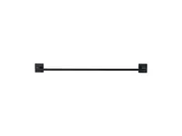 COCON Handtuchhalter 65.5 cm, Schwarz - Befestigung: Bohren - Farbe: Schwarz - Material: Zink