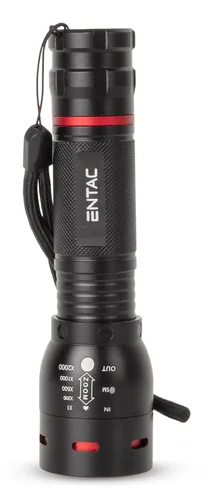 Entac Taschenlampe Zoom Alu T6 3AAA exkl.