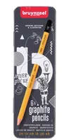 Bruynzeel Bleistift Burotek 6er-Set - Strichstärke: Keine Angabe - Härtegrad: 2H - Set: Ja - Bleistiftart: Bleistift - Anwender: Erwachsene - Ergnonomisch Schreiben: Nein