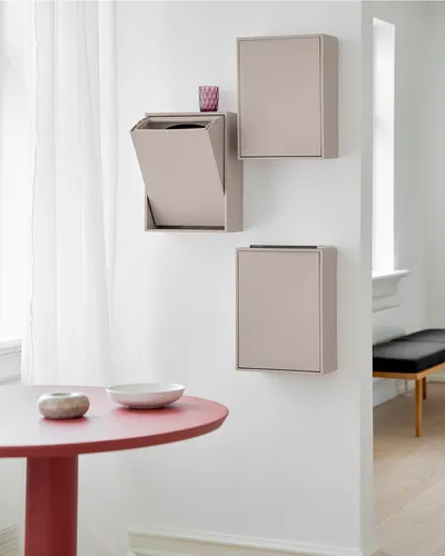 ReCollector Recyclingbehälter 12 l, Silver Cloud Grey - Anzahl Behälter: 1 - Fassungsvermögen: 12 l