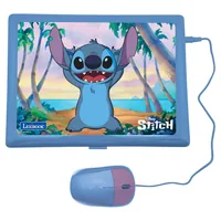 Lexibook Lern-Laptop Stitch DE/ENG mit 124 Aktivitäten Blau/Lila - Sprache: Englisch - Deutsch - Altersempfehlung ab: 4 Jahren - Speicherkapazität: 0 GB - Detailfarbe: Blau - Lila