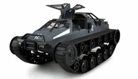 Amewi Kettenfahrzeug Military Police Grau, RTR, 1:12 - Altersempfehlung ab: 8 Jahren - Detailfarbe: Grau - Benötigt zur Fertigstellung: Batterien für Sender - USB Netzteil - Kapazität Wattstunden: 8.88 Wh - Modelltyp: Militärfahrzeug