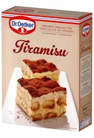 Dr.Oetker Dessertmischung Tiramisu 240 g - Produkttyp: Dessertmischung - Nährwertangabe pro: 100 g - Energiegehalt (in kj): 792 - Energiegehalt (in kcal): 188 - Fett: 6.7 - Gesättigte Fettsäuren: 5.3