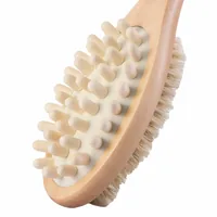 MSV Körperbürste mit langem Stiel 32 cm, Braun - Zertifikate: Keine Zertifizierung - Anwender: Erwachsene - Körperbereich: Alle Körperbereiche - Geeignete Hauttypen: Alle Hauttypen