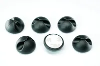 Schönenberger Beans Kabelhalterungen, Ø 29 mm, Schwarz - Produkttyp: Kabelbinder-Befestigungssockel - Ausstattung Kabelmanagement: Keine - Detailfarbe: Schwarz - Material: Kunststoff