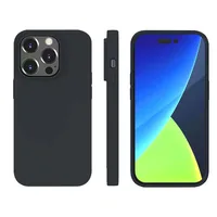 4smarts Back Cover Liquid Silicone Cupertino UM iPhone 14 Pro Max - Farbe: Schwarz - Fallsicher: Nein - Kompatible Hersteller: Apple - Detailfarbe: Schwarz - Mobiltelefon Kompatibilität: iPhone 14 Pro Max - Material: Mikrofaser - Silikon