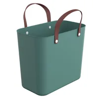 Rotho Tasche Albula Style Mistletoe Grün - Breite: 40 cm - Detailfarbe: Grün - Material: Recycling-Kunststoff - Höhe: 34 cm - Länge: 23.5 cm