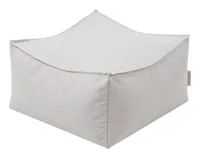 Blomus Pouf Stay Weiss - Tiefe: 60 cm - Breite: 60 cm - Höhe: 32 cm - Belastbarkeit: 100 kg - Sitzhöhe: 40 cm - Detailmaterial: Kunststoff