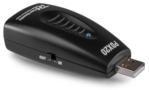 Power Dynamics Audio Interface PDX20 - Mic-/Linekanäle: 0 - Abtastrate: 96 kHz - Samplingtiefe: 16 bit