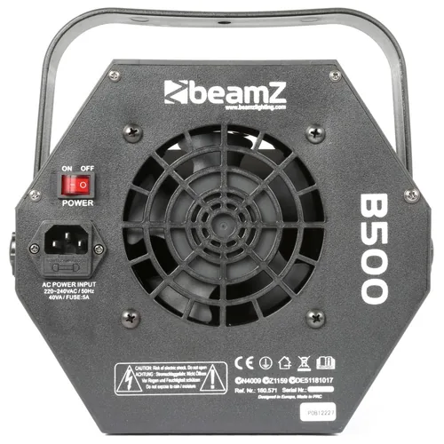 BeamZ Seifenblasenmaschine B500 - Gesamtleistung: 40 W - Typ: Seifenblasmaschine