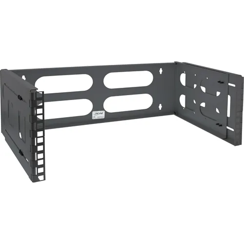 InLine 19104A Rack 4U Wandmontiertes Regal Schwarz