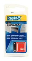 Rapid Feindrahtklammer Typ 53, 10 mm, 1080 Stück - Zubehörtyp: Heftklammer - Verpackungseinheit: 1080 Stück