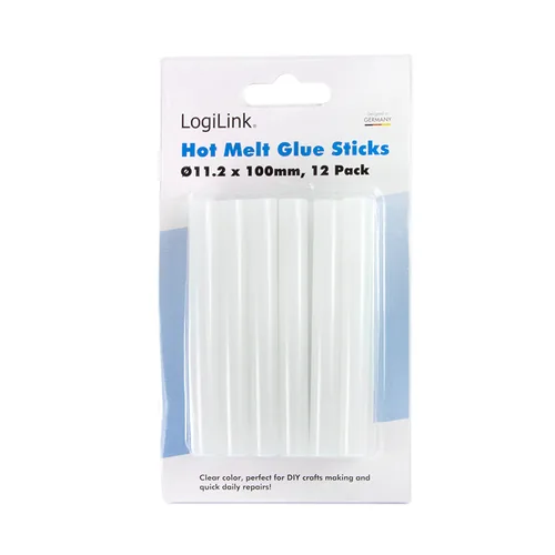 Logilink Heißklebestifte Durchmesser 11,2mm x 100mm,12 Stück