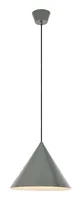 Markslöjd Pendelleuchte TIP 1-flammig 37.5 cm Grau - Betriebsart: Netzbetrieb - Lampensockel: E27 - Smart Home: Nicht kompatibel - Farbtemperatur Kelvin: 2700 K - Anwendungsbereich: Indoor - Gesamtleistung: 60 W