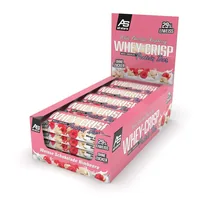 All Stars Riegel Whey Crisp Himbeere 50 g - Produktionsland: Deutschland - Anwendungszweck: Muskelaufbau - Einnahme: Nach Aktivität - Vor Aktivität - Nachhaltigkeit: Nicht angegeben - Gewicht pro Einheit: 50 g - Sportart: Fitness