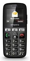 Emporia emporiaHAPPY 4.6 cm (1.81") 70 g Black Entry-level phone