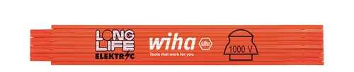Wiha Elektriker Gliedermaßstab Longlife 2 m metrisch