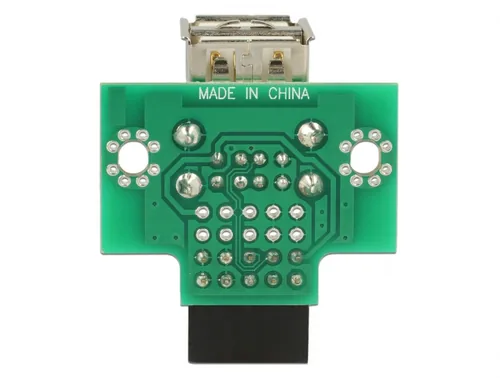Delock USB 2.0 Adapter USB-A Buchse – USB-Pinheader gerade - USB Standard: 2.0 (480 Mbps) - Winkelstecker: Nein - Steckertyp Seite B: USB-Pinheader - Besondere Eigenschaften: Keine - Steckertyp Seite A: USB-A Buchse