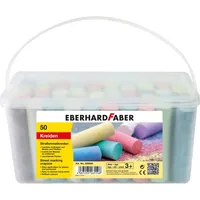 Eberhard Faber Strassenmalkreide im Eimer, 50 Stück - Verpackungseinheit: 50 Stück - Set: Ja - Detailfarbe: Mehrfarbig - Eigenschaft-Stift: Wasserlöslich - Farbstifte & Wachsmalstifte-Art: Strassenmalkreide - Anwender: Kinder