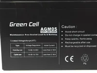 Green Cell Ersatzbatterie AGM05 12V/7.2Ah