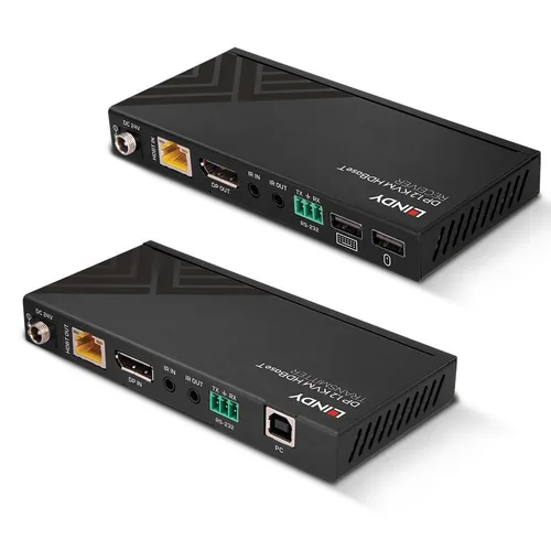 LINDY 150m Cat.6 Displayport USB KVM HDBaseT Ext IRRS232