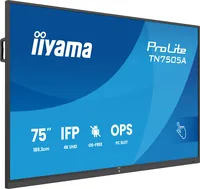 IIYAMA 189.3cm75"" TN7505A-B1AG Multi-Touch 2xHDMIDPUSB-C Speditionsversand
