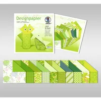 URSUS Faltblätter Origami Jade 20 x 20 cm, 100 g/m², 50 Blatt - Papiertyp: Bastelpapier - Geeignet für Drucker: Nein - Papierfarbe: Mehrfarbig - Papierformat: 20 x 20 cm - Mediengewicht: 100 g/m² - Selbstklebend: Nein