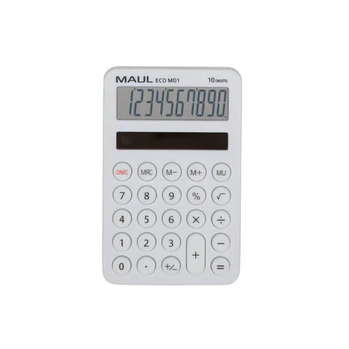 MAUL ECO MD 1 calculatrice Poche Calculatrice à écran Blanc