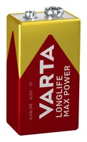 Varta Batterie LONGLIFE Max Power MAX TECH 9V Block 1St.