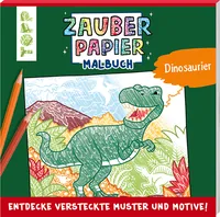 Frechverlag Malbuch Zauberpapier Dinosaurier 48 Seiten - Produkttyp: Malbuch - Anwender: Kinder - Papierformat: 21 x 21 cm