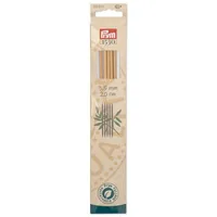 Prym 1530 Strumpfstricknadel BAMBUS 3.50 mm, 20 cm - Produkttyp: Strumpfstricknadel - Material: Bambus