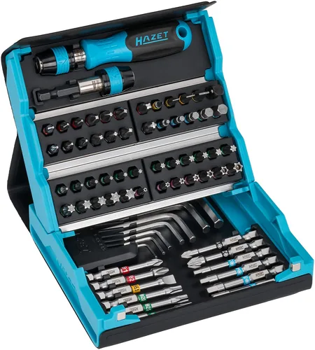 SmartCase Bit-Satz 2200SC-1, 69-teilig (schwarz/blau, 1/4"", mit Handhalter)