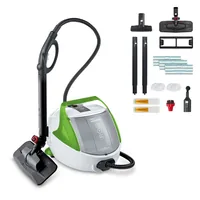 Polti Vaporetto Pro 8X Eco Plus Cylinder steam cleaner 1900 W Black, Green, White