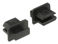 Delock Staubschutz Mini DP f mit Griff 10 Stk. Schw. - Kabeltyp: Adapter - Videoanschluss Seite A: Mini-DisplayPort - Videoanschluss Seite B: Keiner