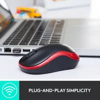 Logitech Mouse M185 Wireless Swift Grey INT Deutschland und Osteuropa Verpackung