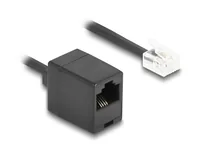DELOCK TelefonkabelSpiralkabel RJ11 St. zu RJ45 Bu. 1m