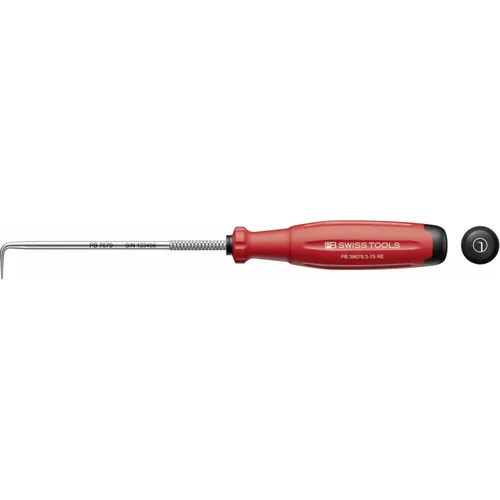 PB Swiss Tools PickTool PB 38679.3-75 RE L-Spitze Rot - Werkzeugtyp: Spezialwerkzeug - Grösse: 3 - Set: Keine Angaben
