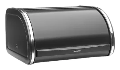 Brabantia Single-Rollbrotkasten Schwarz matt - Brotvariante: Brot - Material: Kunststoff - Detailfarbe: Schwarz matt - Inkl. Schneidebrett: Nein
