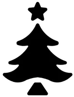 WEDO Motivstanzer Weihnachtsbaum gross - Detailfarbe: Weiss - Orange - Produkttyp: Stanzer