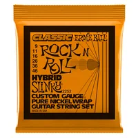 Ernie Ball Gitarrensaiten 2252 Slinky Rock'N'Roll – Hybrid 09-46 - Packungsgrösse: Satz - Zu Instrument: E-Gitarre - Saitenanzahl: 6-Saiter